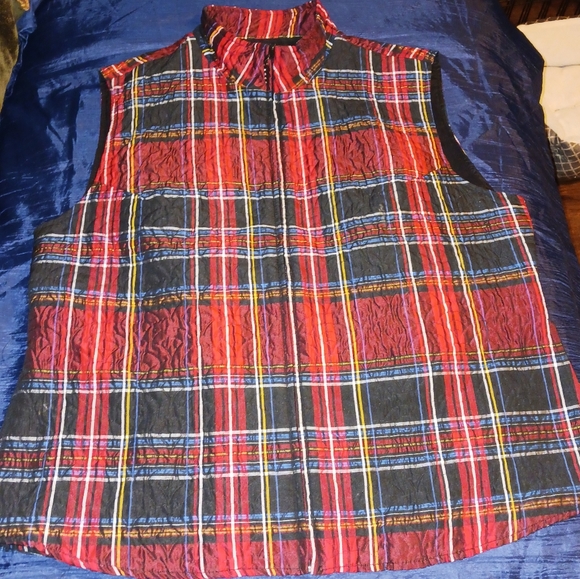 Draper's and Damon's Multicolored Puffy Vest - Picture 2 of 12